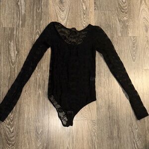 Black Lace Bodysuit